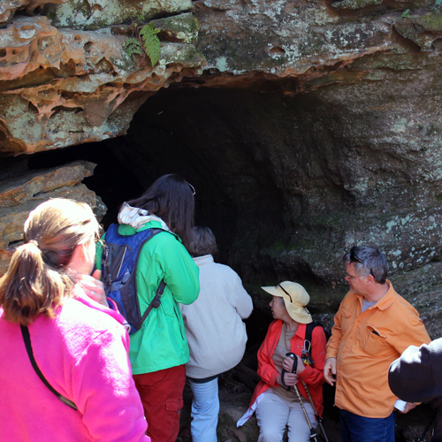 ecotour cave at high rock adventures-hocking hills ecotours, hocking hills Ohio