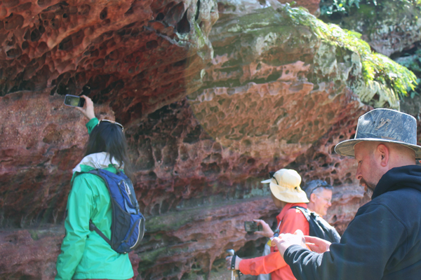 nature tour in hocking hills ohio at high rock adventures