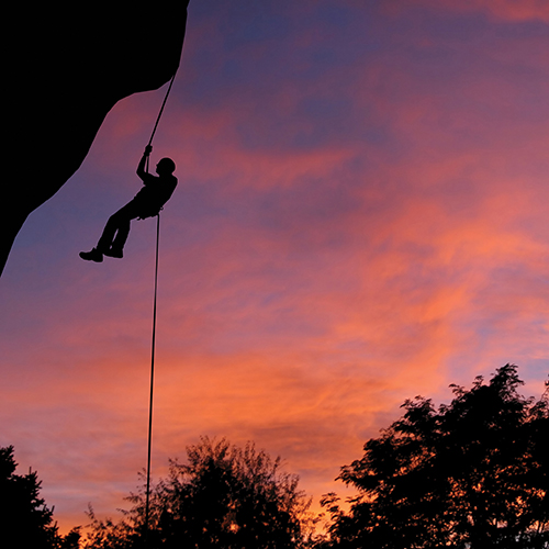 night rappel